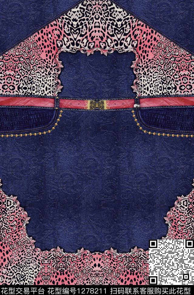 定位花女装连衣裙数码印花华亿平台下载（图片编号: 1278211） - 瓦栏（Walan）