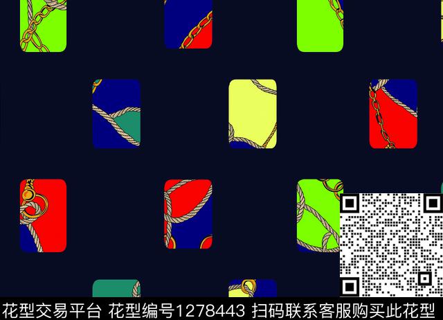 几何男装大牌风传统印花华亿平台下载（图片编号: 1278443） - 瓦栏（Walan）