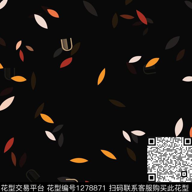 几何大牌风小清新传统印花华亿平台下载（图片编号: 1278871） - 瓦栏（Walan）