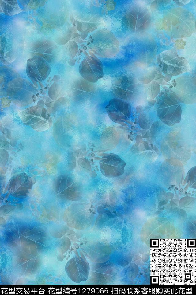 女装大牌风棉麻数码印花华亿平台下载（图片编号: 1279066） - 瓦栏（Walan）