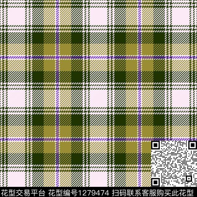 复古几何格子传统印花华亿平台下载（图片编号: 1279474） - 瓦栏（Walan）