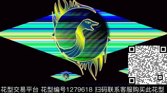 几何科技字母数码印花华亿平台下载（图片编号: 1279618） - 瓦栏（Walan）