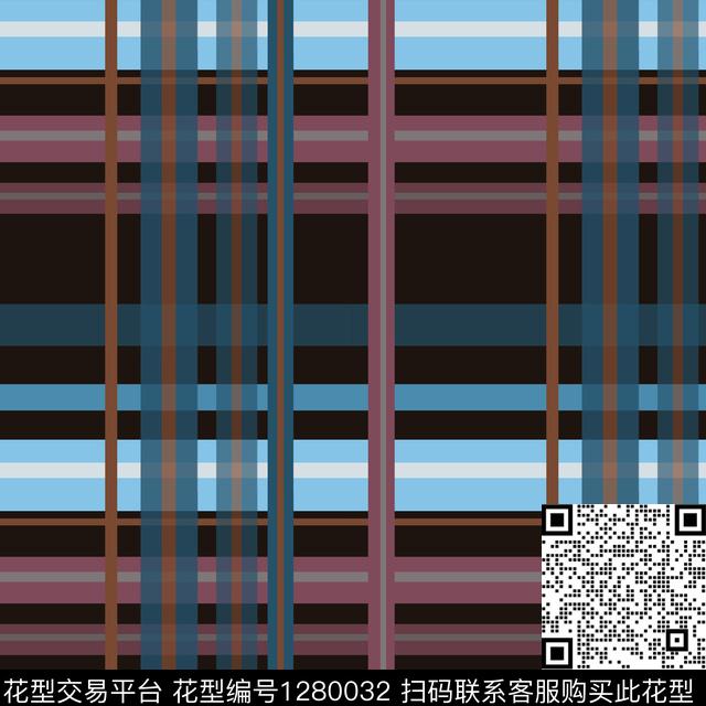 几何学院风格格子图案传统印花华亿平台下载（图片编号: 1280032） - 瓦栏（Walan）