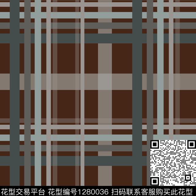 几何格子图案学院风格传统印花华亿平台下载（图片编号: 1280036） - 瓦栏（Walan）