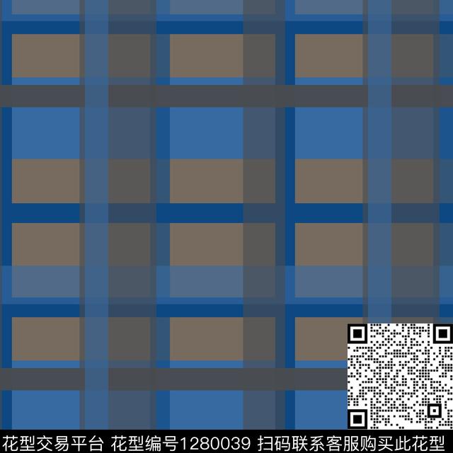 几何学院风格格子图案传统印花华亿平台下载（图片编号: 1280039） - 瓦栏（Walan）