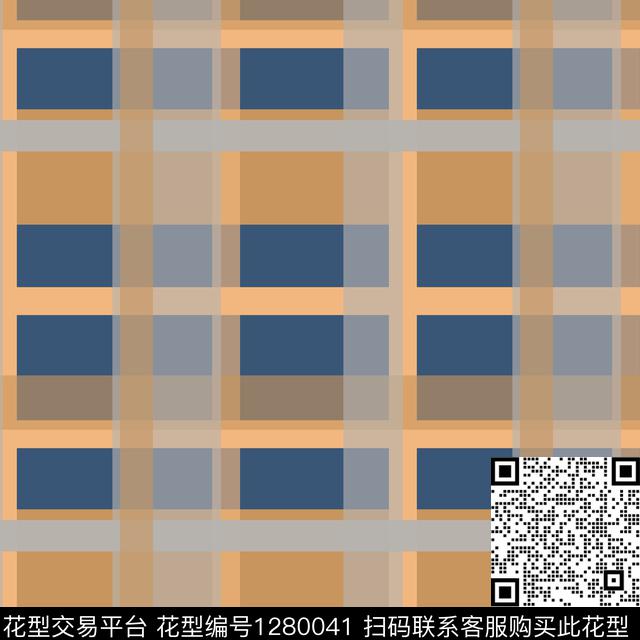 几何学院风格格子图案传统印花华亿平台下载（图片编号: 1280041） - 瓦栏（Walan）