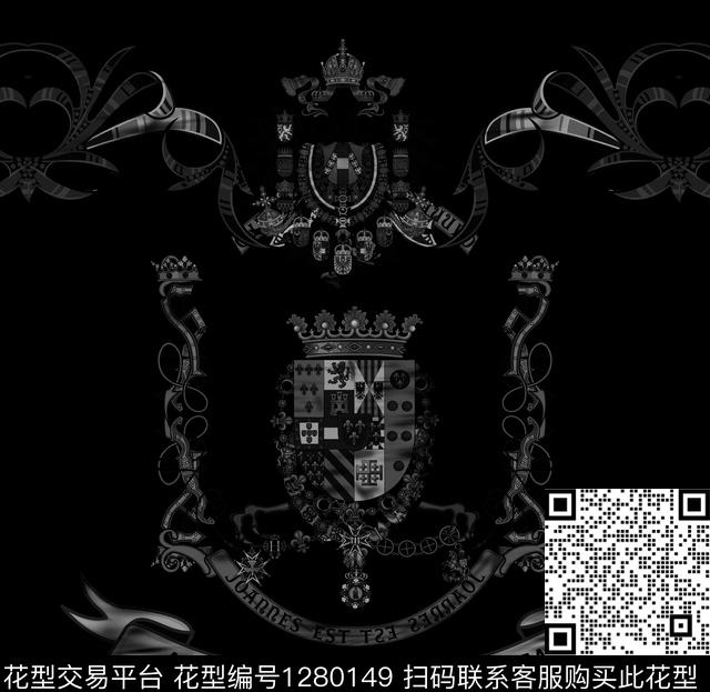 男装大牌风潮牌数码印花华亿平台下载（图片编号: 1280149） - 瓦栏（Walan）