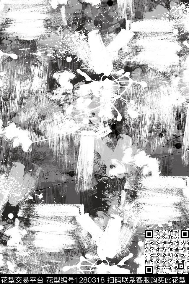 抽象男装传统印花华亿平台下载（图片编号: 1280318） - 瓦栏（Walan）