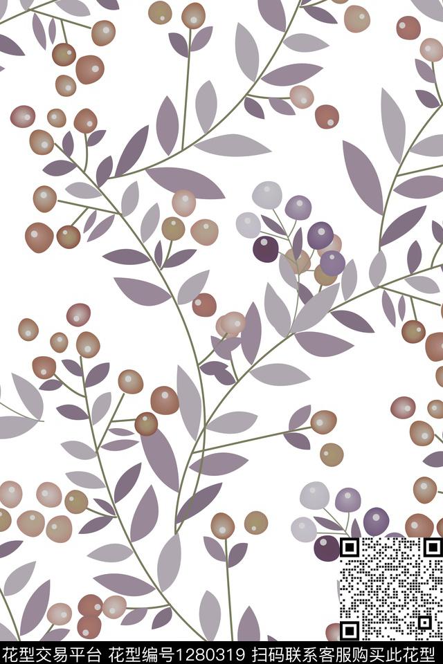 床品女装花卉传统印花华亿平台下载（图片编号: 1280319） - 瓦栏（Walan）