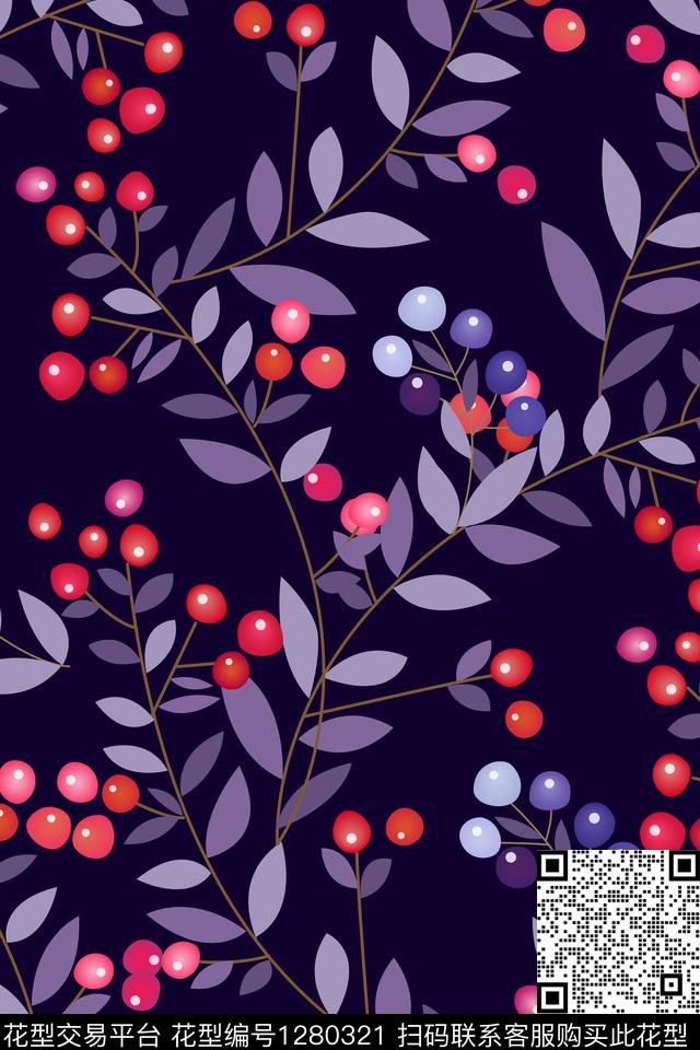 床品女装花卉传统印花华亿平台下载（图片编号: 1280321） - 瓦栏（Walan）