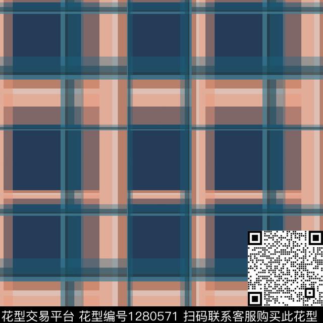 几何学院风格格子图案传统印花华亿平台下载（图片编号: 1280571） - 瓦栏（Walan）