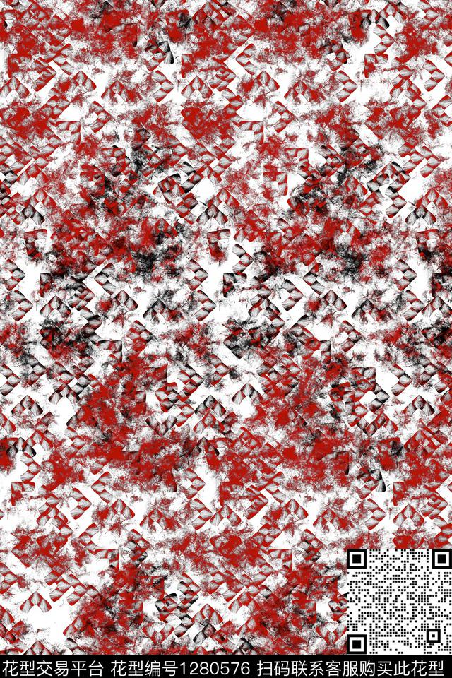 抽象男装传统印花华亿平台下载（图片编号: 1280576） - 瓦栏（Walan）