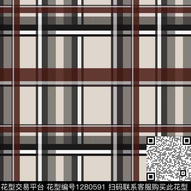 几何学院风格格子图案传统印花华亿平台下载（图片编号: 1280591） - 瓦栏（Walan）