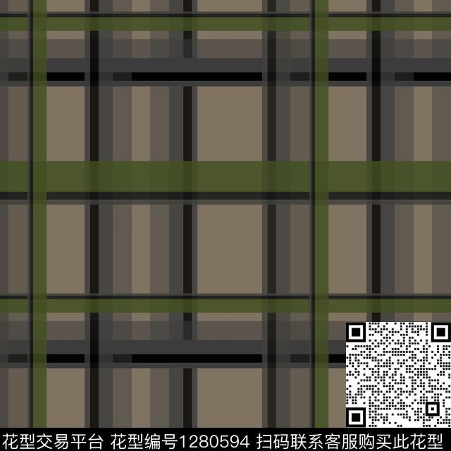 几何学院风格格子图案传统印花华亿平台下载（图片编号: 1280594） - 瓦栏（Walan）