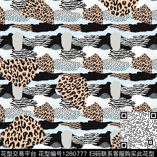 几何男装肌理传统印花华亿平台下载（图片编号: 1280777） - 瓦栏（Walan）