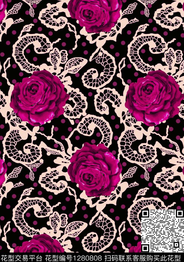 数码华亿平台大牌风欧洲数码印花华亿平台下载（图片编号: 1280808） - 瓦栏（Walan）