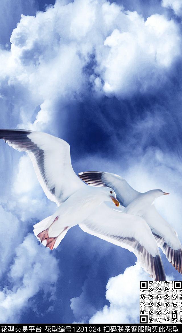 羽绒服雪山鸽子数码印花华亿平台下载（图片编号: 1281024） - 瓦栏（Walan）