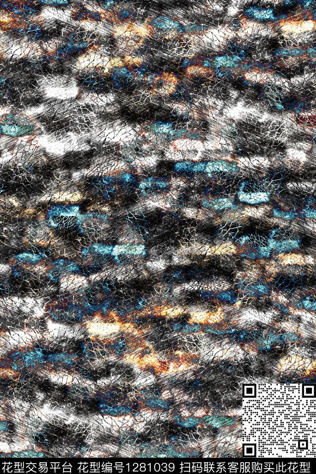 羽绒服运动服肌理数码印花华亿平台下载（图片编号: 1281039） - 瓦栏（Walan）