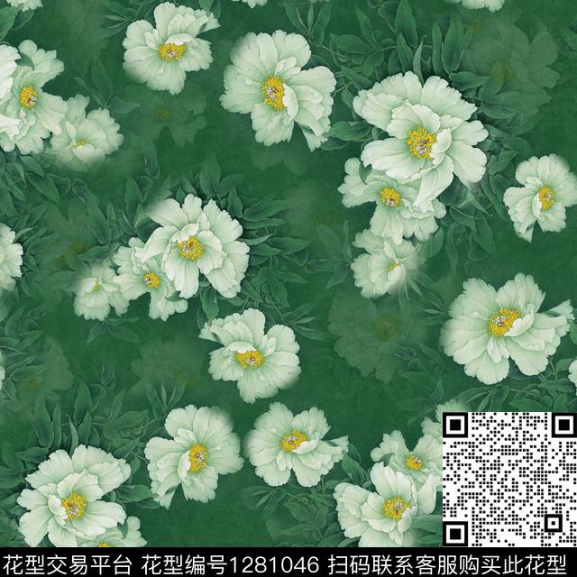 大牌风旗袍民族风数码印花华亿平台下载（图片编号: 1281046） - 瓦栏（Walan）