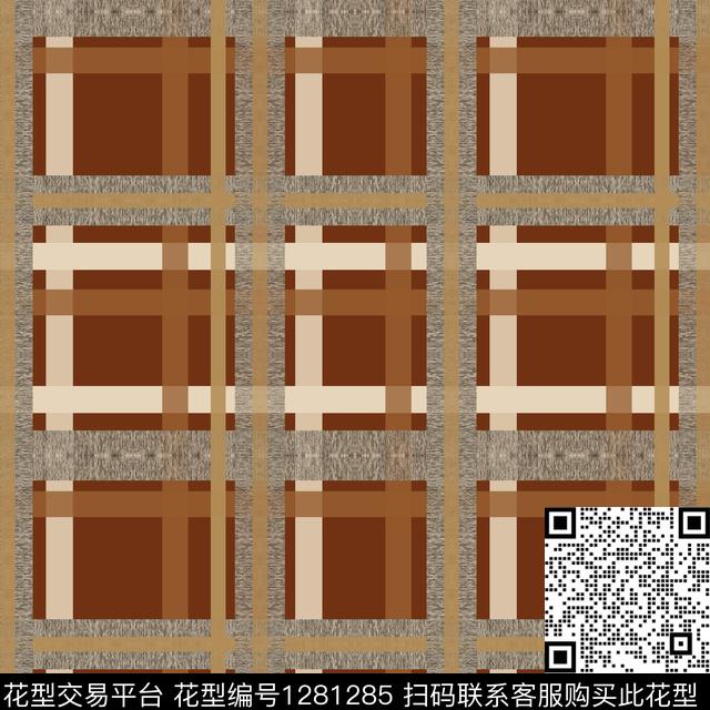 几何格子图案学院风格传统印花华亿平台下载（图片编号: 1281285） - 瓦栏（Walan）