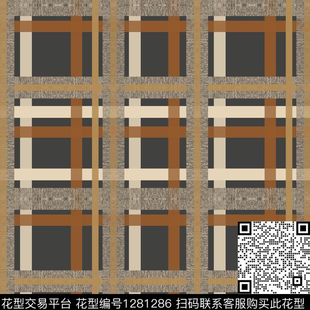 几何格子图案学院风格传统印花华亿平台下载（图片编号: 1281286） - 瓦栏（Walan）
