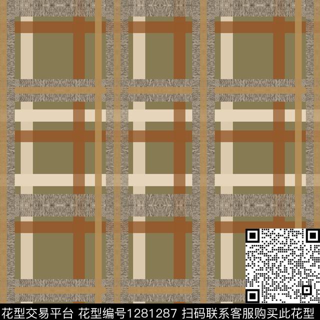 几何格子图案学院风格传统印花华亿平台下载（图片编号: 1281287） - 瓦栏（Walan）