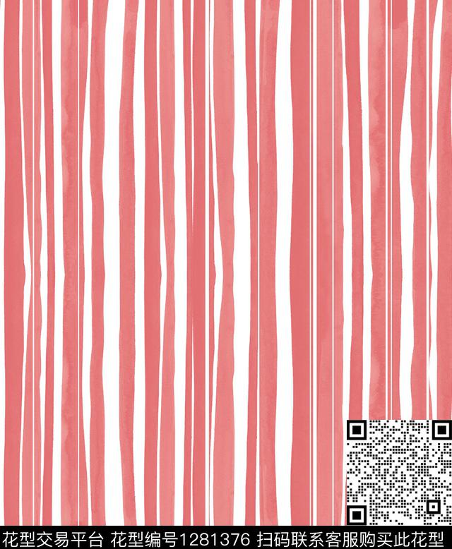 黑白条纹大牌风条纹传统印花华亿平台下载（图片编号: 1281376） - 瓦栏（Walan）