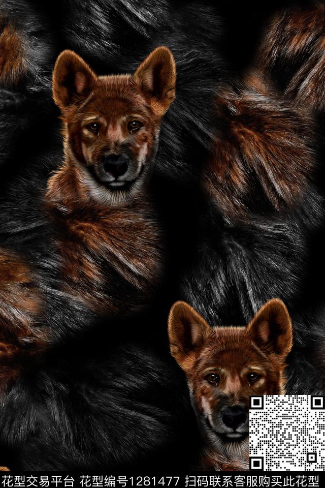 动物男装满版散花数码印花华亿平台下载（图片编号: 1281477） - 瓦栏（Walan）