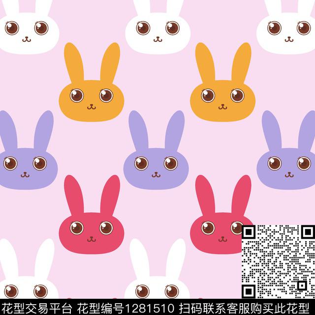 动物卡通童装传统印花华亿平台下载（图片编号: 1281510） - 瓦栏（Walan）