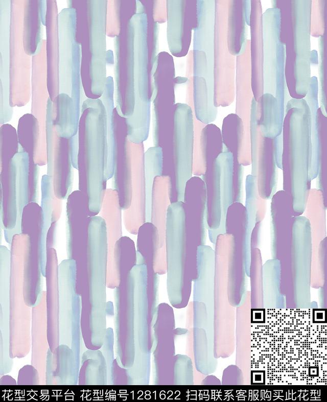 几何小碎花抽象笔触数码印花华亿平台下载（图片编号: 1281622） - 瓦栏（Walan）