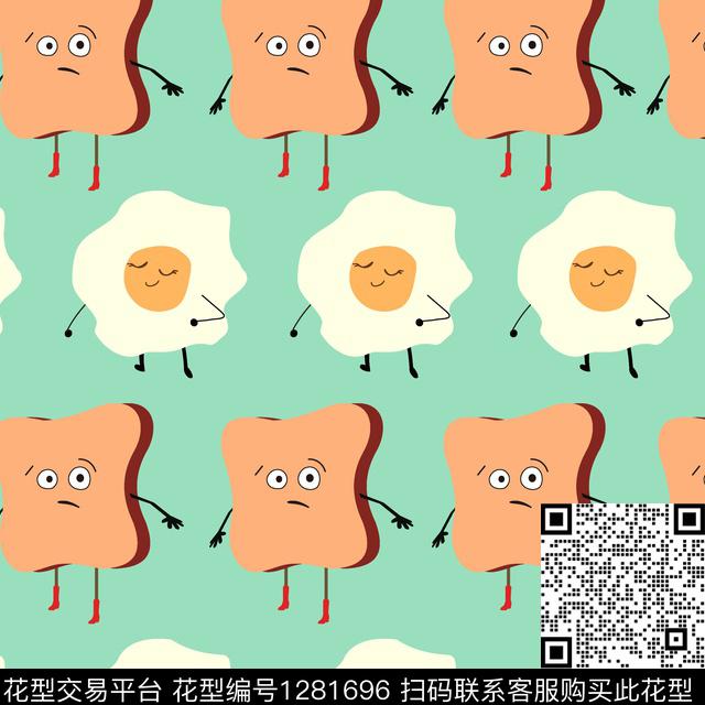 卡通童装趣味传统印花华亿平台下载（图片编号: 1281696） - 瓦栏（Walan）