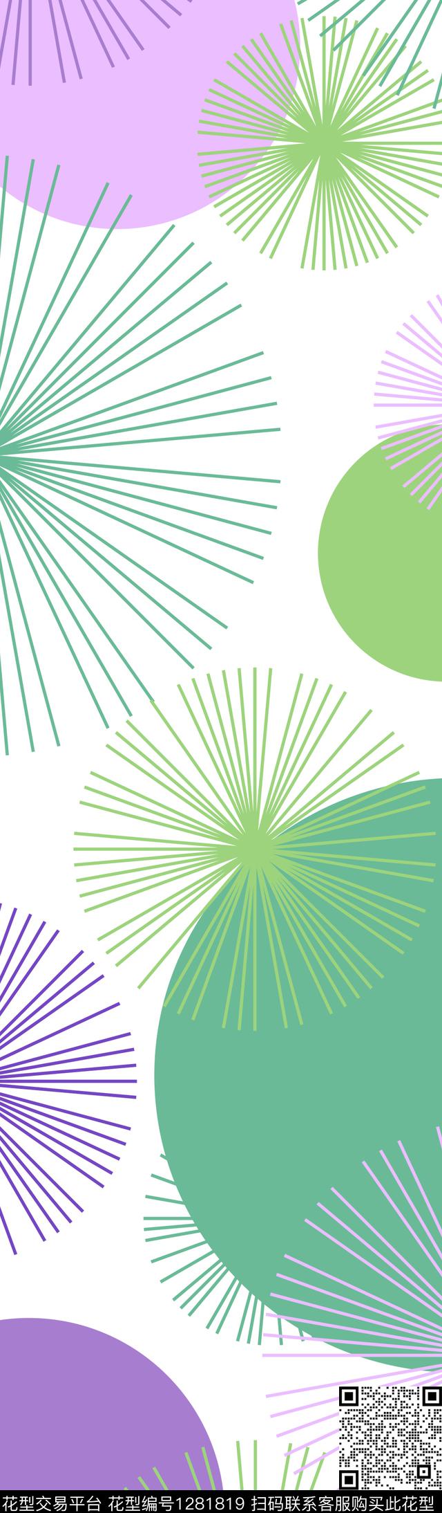 定位花女装几何传统印花华亿平台下载（图片编号: 1281819） - 瓦栏（Walan）