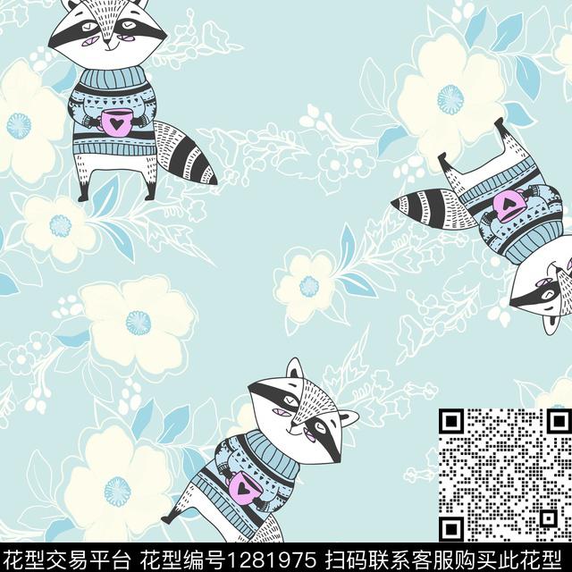 动物猫休闲传统印花华亿平台下载（图片编号: 1281975） - 瓦栏（Walan）