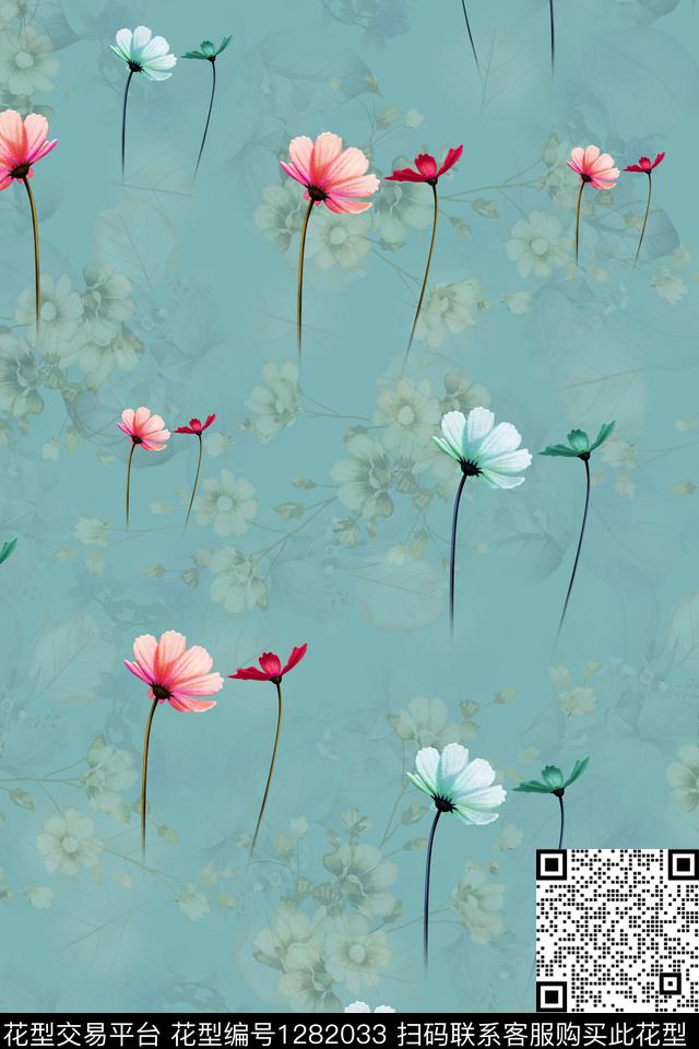 女装复古中国风数码印花华亿平台下载（图片编号: 1282033） - 瓦栏（Walan）