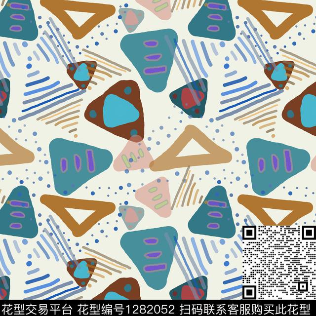 彩笔涂鸦卡通婴童图案手绘线条笔触传统印花华亿平台下载（图片编号: 1282052） - 瓦栏（Walan）