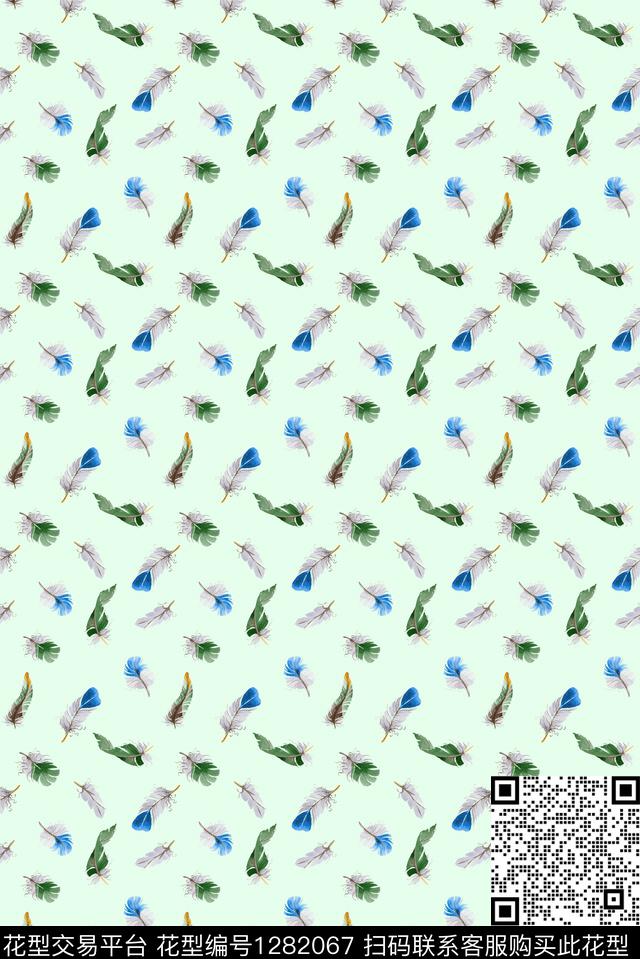 连衣裙衬衫满排传统印花华亿平台下载（图片编号: 1282067） - 瓦栏（Walan）