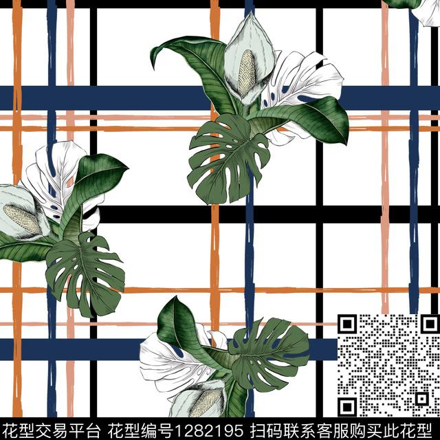 女装数码华亿平台花卉传统印花华亿平台下载（图片编号: 1282195） - 瓦栏（Walan）