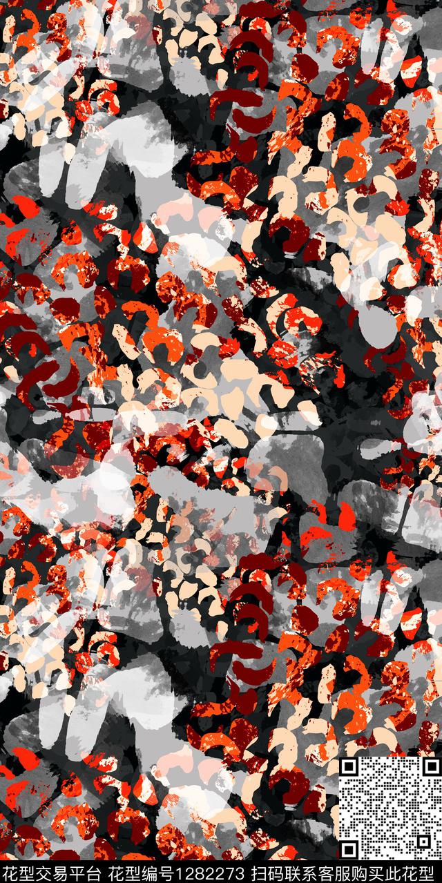 复古数码华亿平台大牌风数码印花华亿平台下载（图片编号: 1282273） - 瓦栏（Walan）