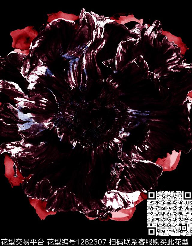 虞美人大牌男装poppy数码印花华亿平台下载（图片编号: 1282307） - 瓦栏（Walan）