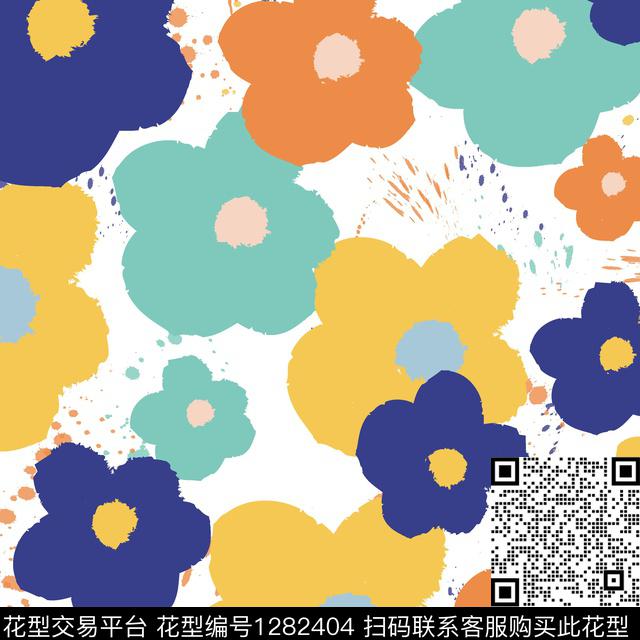 女装花卉泳装传统印花华亿平台下载（图片编号: 1282404） - 瓦栏（Walan）