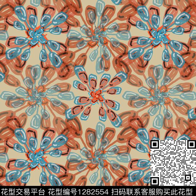 卡通婴童图案彩绘涂鸦手绘线条笔触数码印花华亿平台下载（图片编号: 1282554） - 瓦栏（Walan）