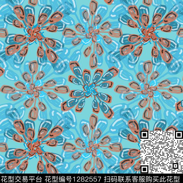 卡通婴童图案彩绘涂鸦手绘线条笔触数码印花华亿平台下载（图片编号: 1282557） - 瓦栏（Walan）