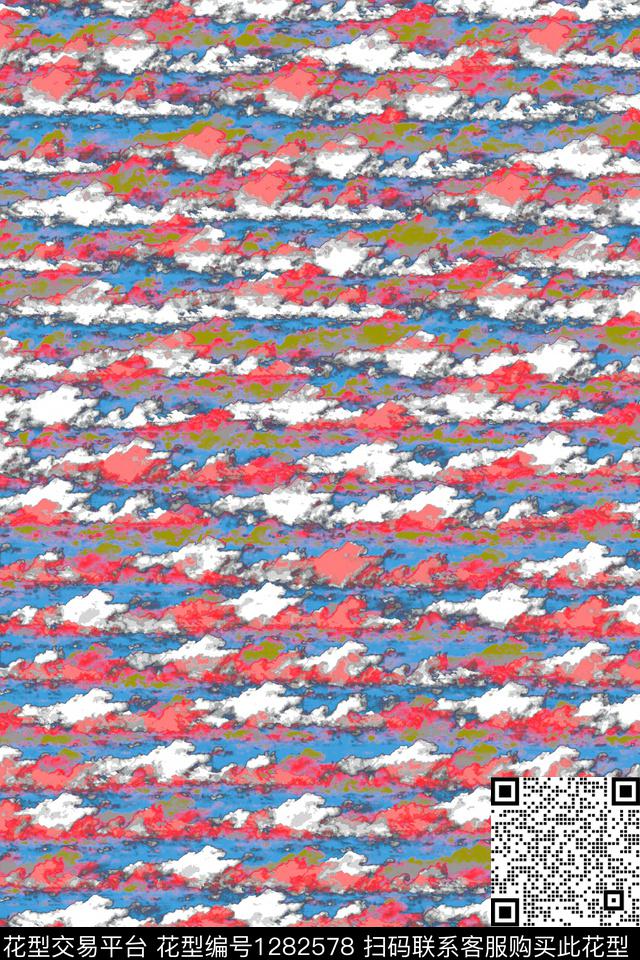 羽绒服运动服抽象男装传统印花华亿平台下载（图片编号: 1282578） - 瓦栏（Walan）