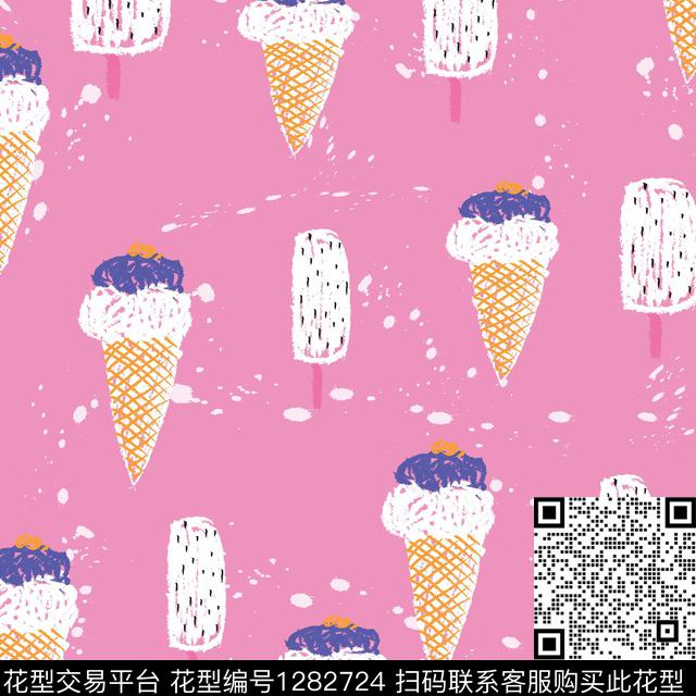 泳装童装趣味传统印花华亿平台下载（图片编号: 1282724） - 瓦栏（Walan）