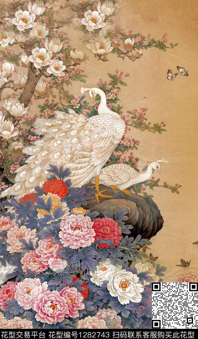 定位花大牌风深圳数码印花华亿平台下载（图片编号: 1282743） - 瓦栏（Walan）