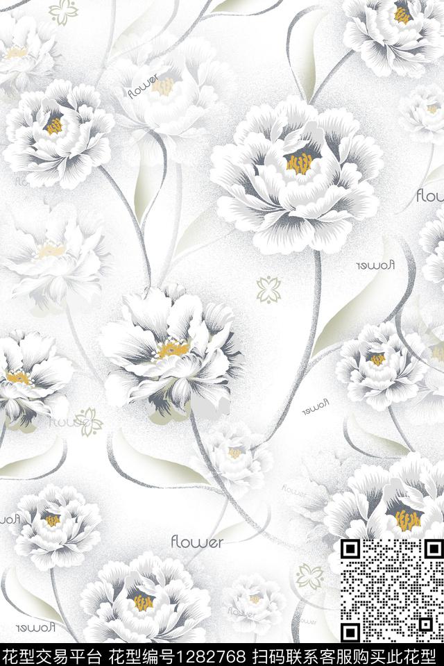 连衣裙小清新衬衫传统印花华亿平台下载（图片编号: 1282768） - 瓦栏（Walan）