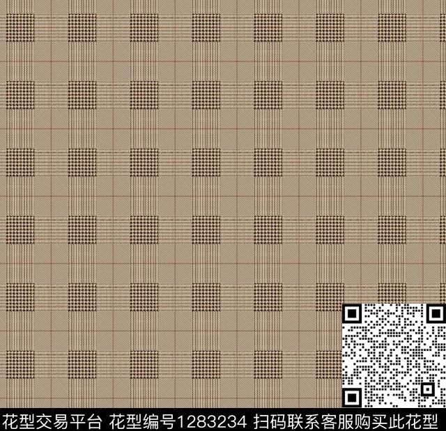 条纹细格子米色传统印花华亿平台下载（图片编号: 1283234） - 瓦栏（Walan）