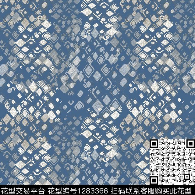 几何手绘线条笔触格子混搭传统印花华亿平台下载（图片编号: 1283366） - 瓦栏（Walan）