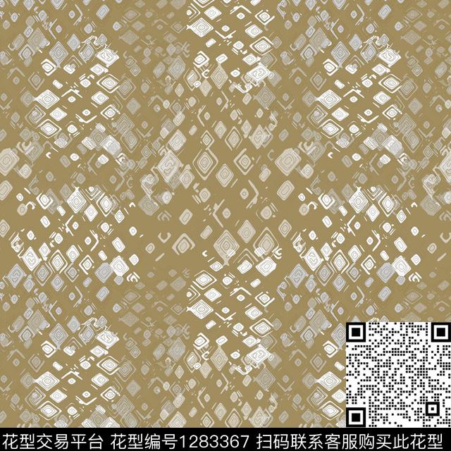 几何手绘线条笔触格子混搭传统印花华亿平台下载（图片编号: 1283367） - 瓦栏（Walan）