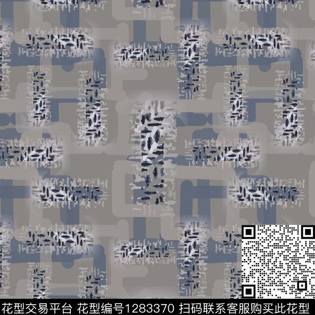 几何手绘线条笔触迷彩图案数码印花华亿平台下载（图片编号: 1283370） - 瓦栏（Walan）
